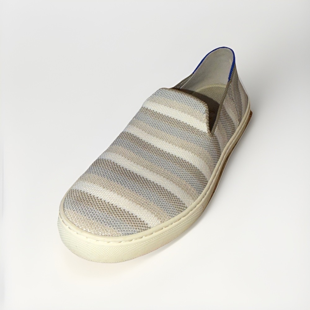 Rothy's The Original Golden Stripe Knit Slip-On Sneaker Women's Size 9